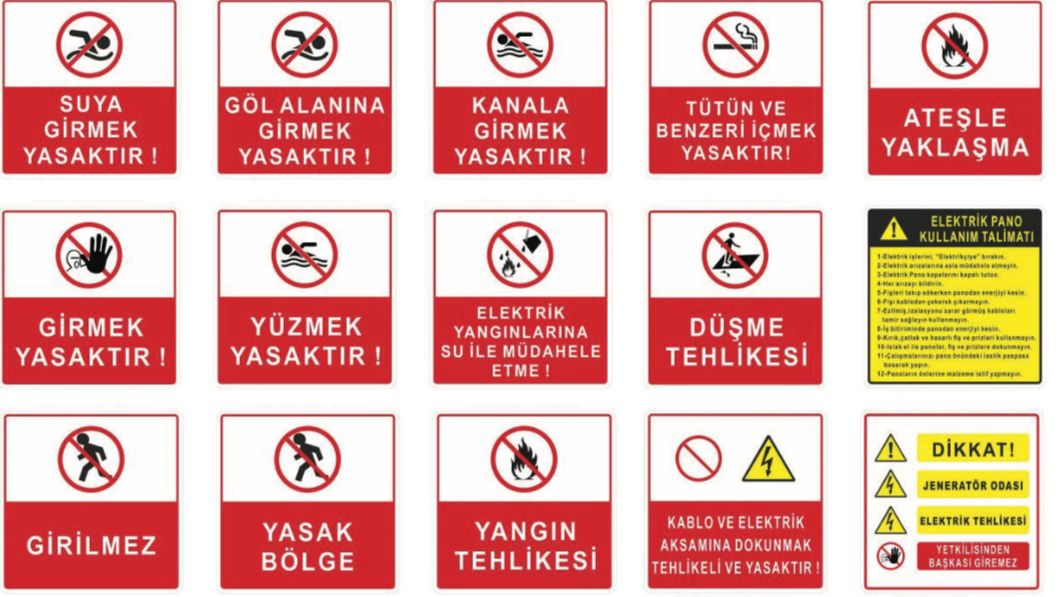 DİĞER DSİ UYARI LEVHALARI